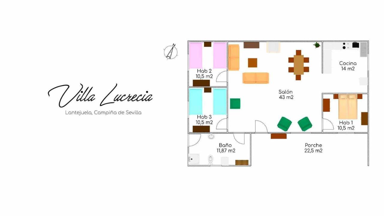 Casa Rural Villa Lucrecia La Lantejuela Extérieur photo